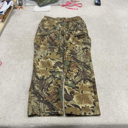 Cabela's camo cargo pants khaki Loose floaty realtree hunting camouflage trousers
