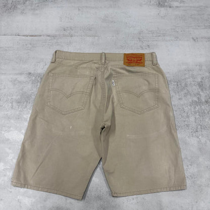 Mens Beige Levis shorts W32