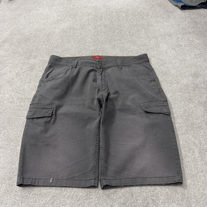 Y2K cargo shorts loose leg grey S.Oliver utility shorts summer festival