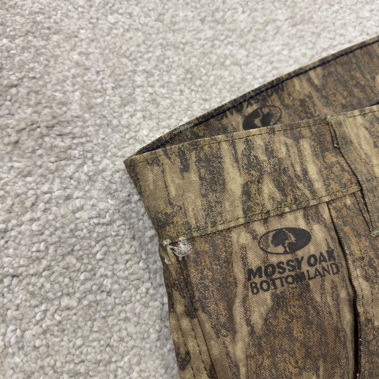 Realtree mossy oak camo cargo pants Y2K khaki waxy camouflage pattern cargo hunting style trousers
