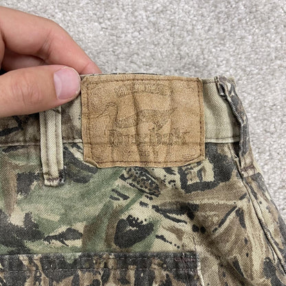 Vintage Duxbak baggy camo pants Y2K khaki brown  Realtree camouflage pattern utility trousers