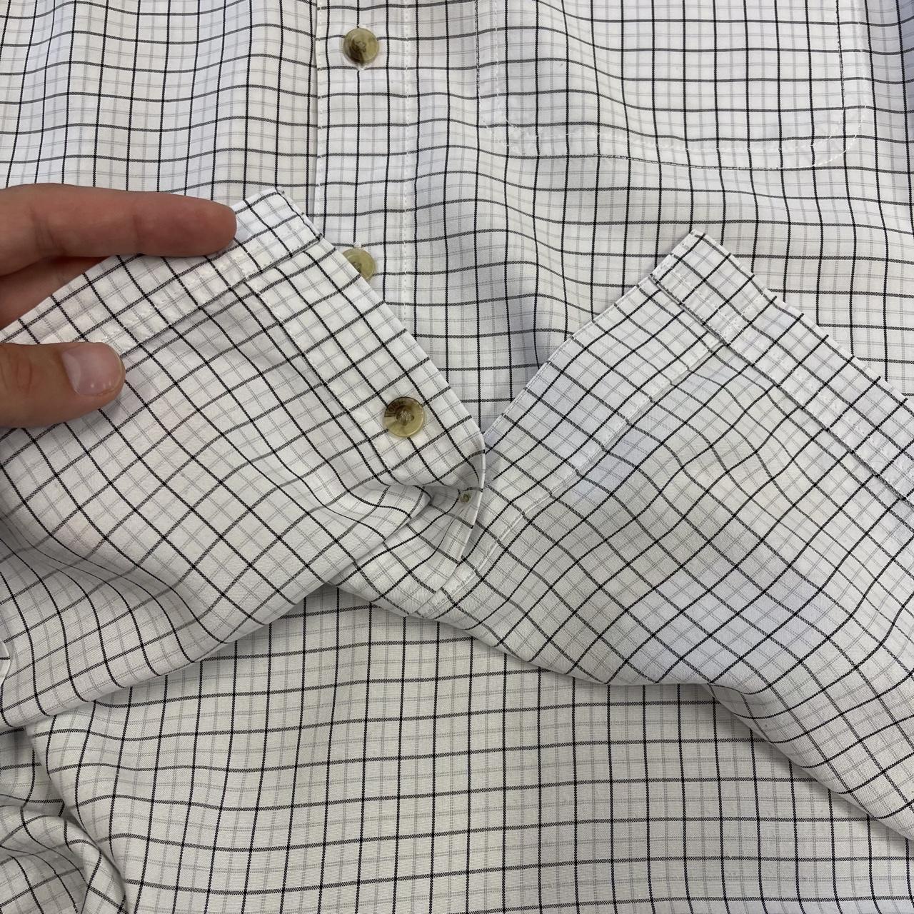 North Face checkered boxy short sleeve shirt white TNF Festival style boxy surf check shirt