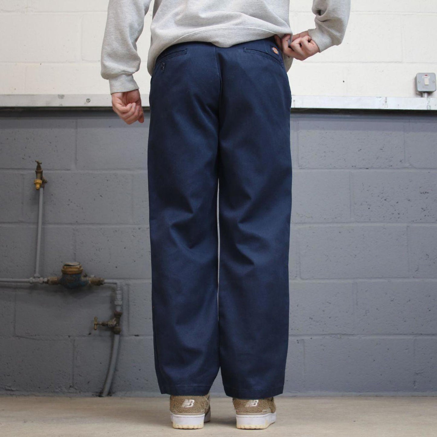 Dickies 874 Pants W32L30 navy original fit twill chino 90s style skater pants