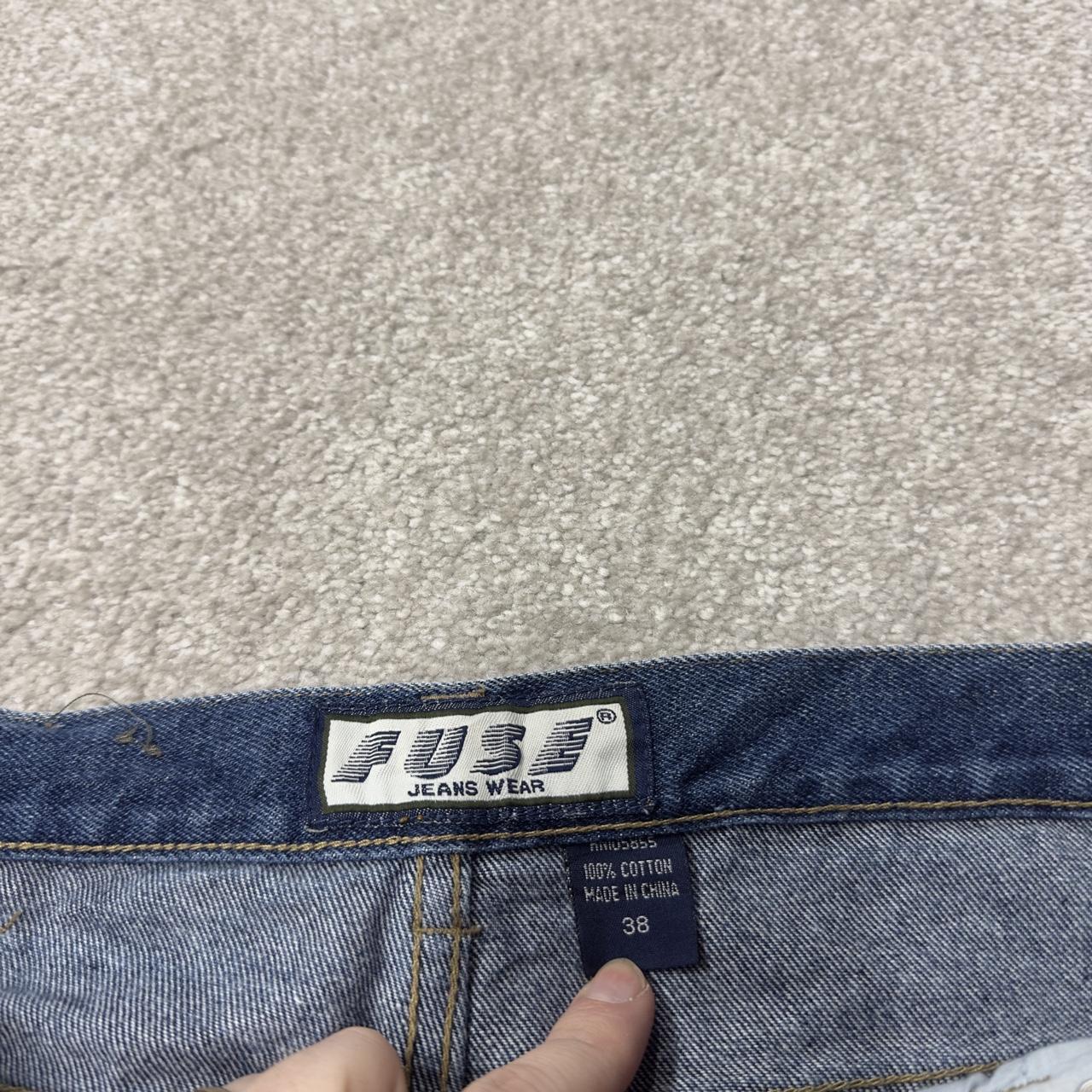 Y2K denim carpenter jorts skater blue FUSE loose fit summer jean shorts festival