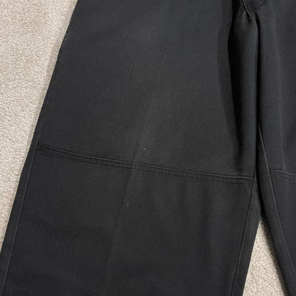 Dickies baggy double knee pants y2k black Loose fit wide-leg chino surfer skate trousers