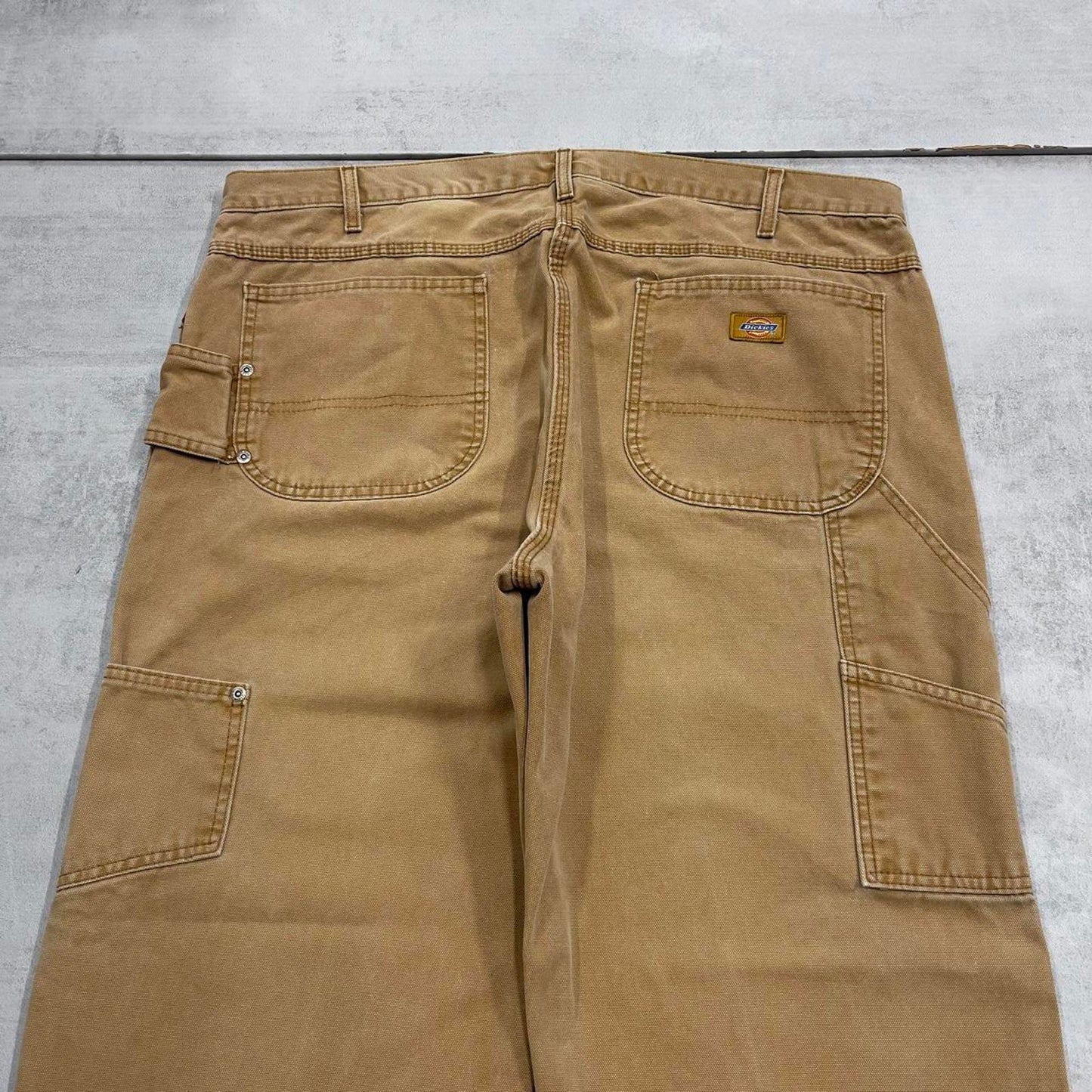 Dickies carpenter jeans W40 L29 Tan wide leg baggy canvas skate pants
