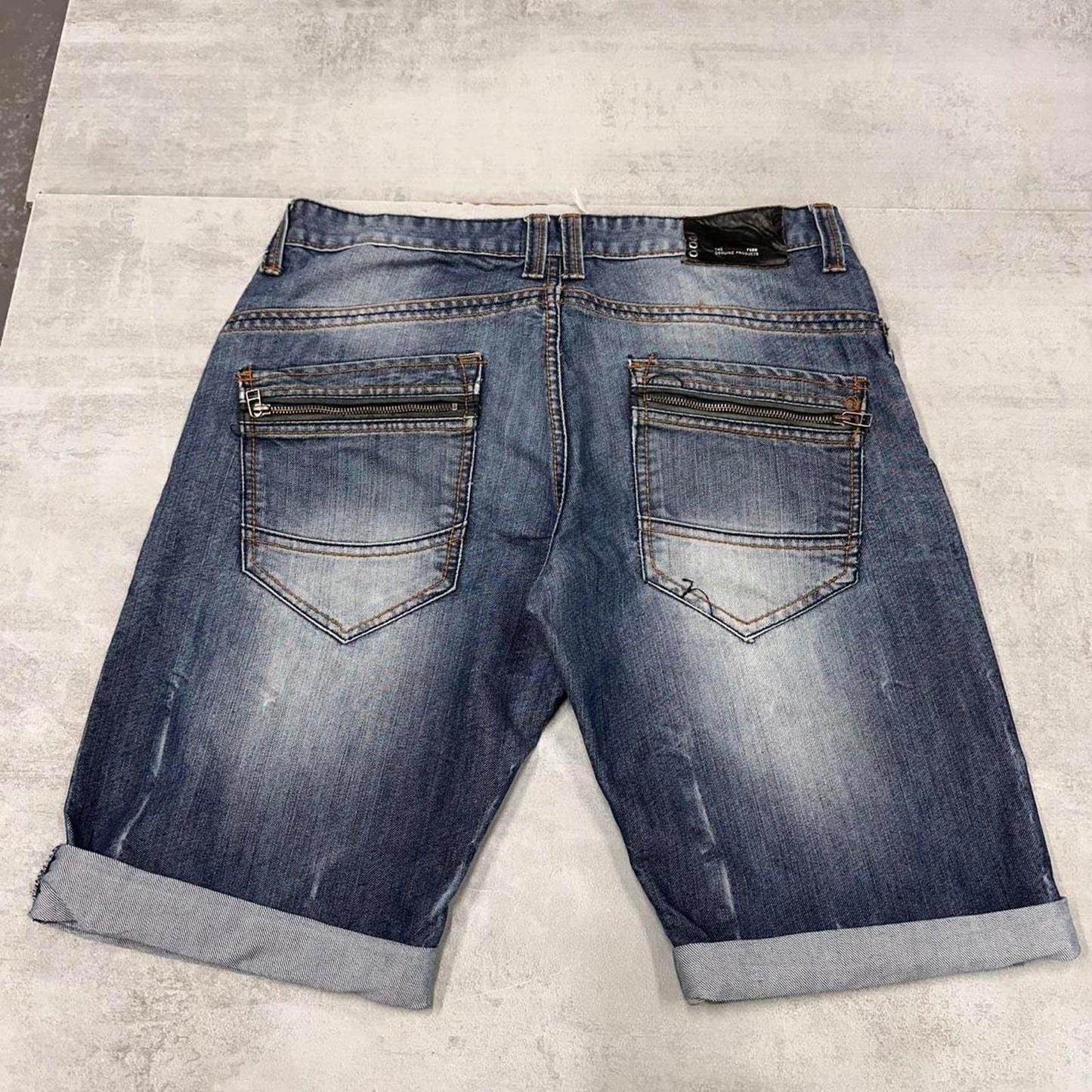 Blue y2k denim shorts W36