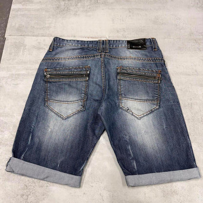 Blue y2k denim shorts W36