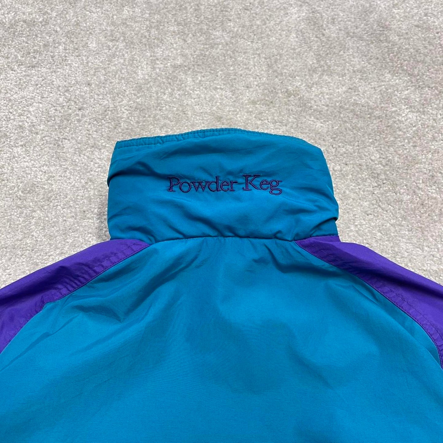 Vintage y2k Columbia technical windbreaker jacket green Bomber style lightweight jacket