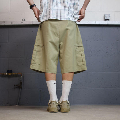 Dickies baggy cargo shorts W42 khaki chino style utility summer festival shorts