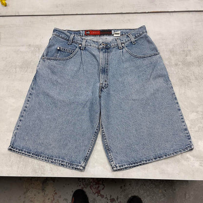 Vintage Silver Tab Levi's baggy jorts W36 loose denim 90s skater shorts