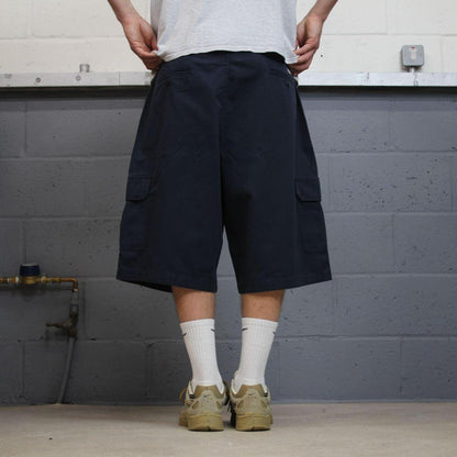 Dickies baggy cargo shorts chino navy Chino style skater shorts long wide leg festival