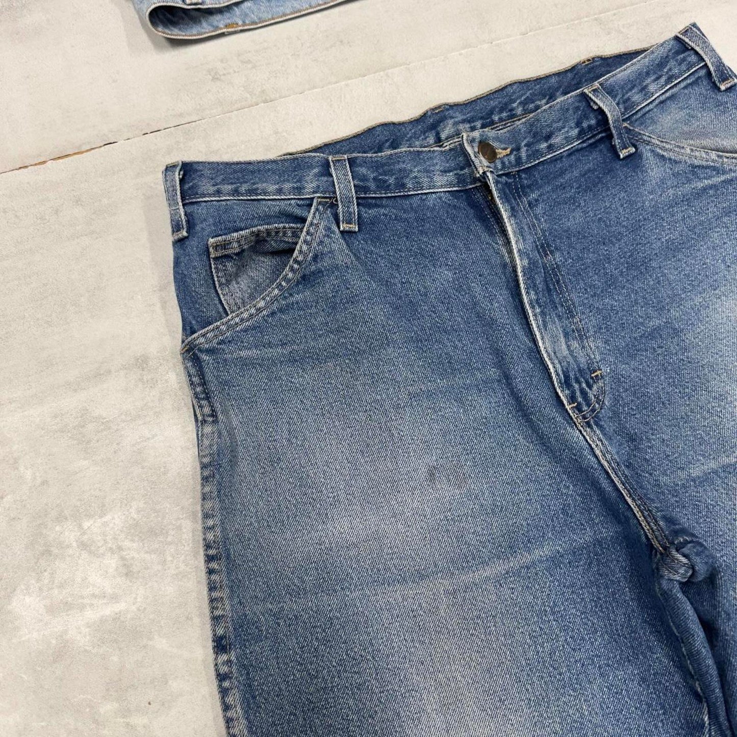 Dickies carpenter skate jorts W36 blue Loose relaxed fit denim cargo summer skate shorts