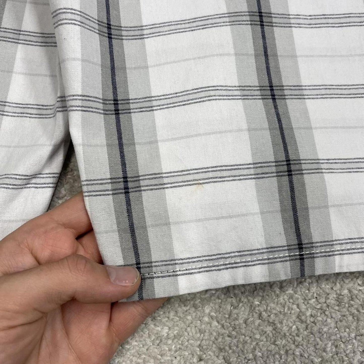 Dickies baggy checkered shorts carpenter white Check surf style skater shorts long wide leg