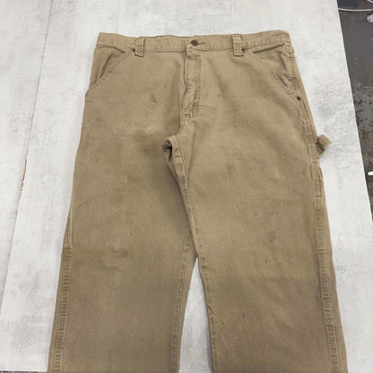 Men’s Wrangler Carpenter jeans W36 L34 beige loose denim cargos