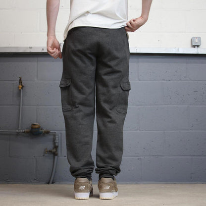 Y2k Grey Champion cargo joggers L