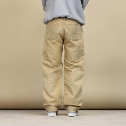Tan Carhartt Carpenter Jeans W36L32