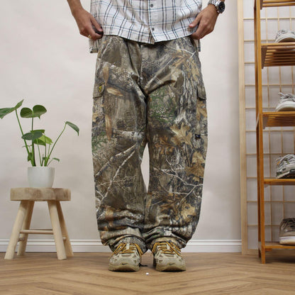 Y2K Realtree camo cargo pants Scent Blocker loose fit camouflage utility combat hunting trousers