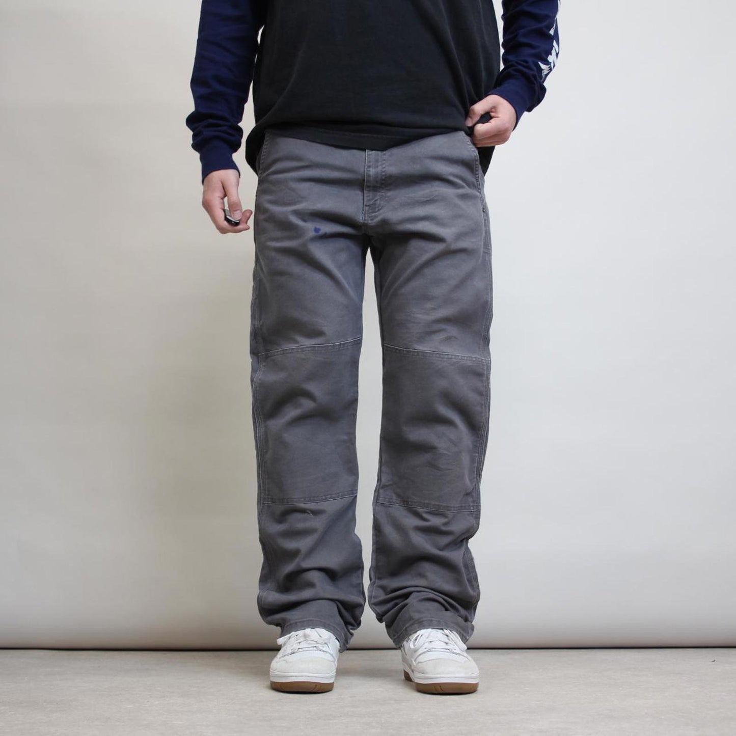 Grey Dickies carpenter pants W36L34 double knee style skater pants