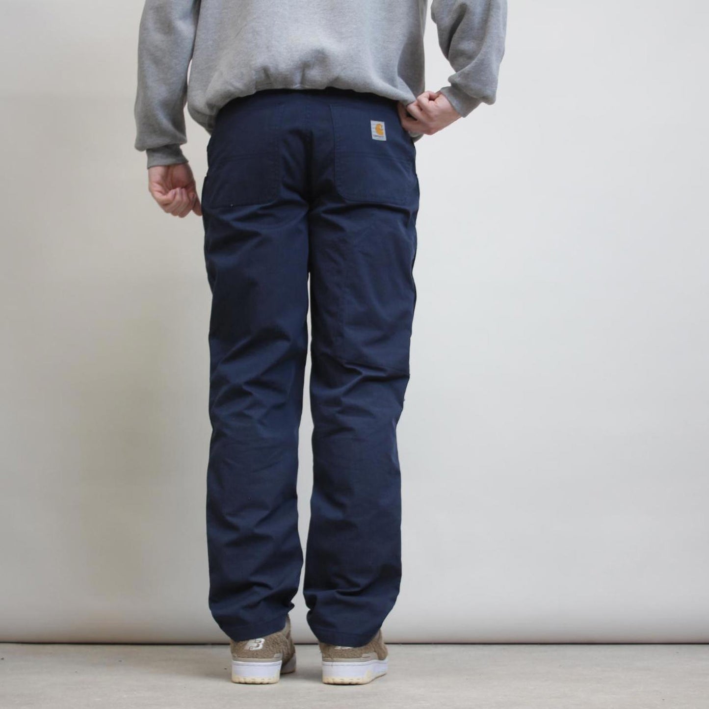 Carhartt trousers W30 L32 navy 90s style pants patch logo