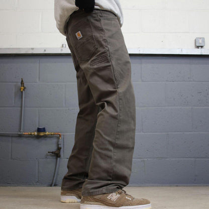 Carhartt carpenter pants W34L30 loose khaki relaxed fit skate pants