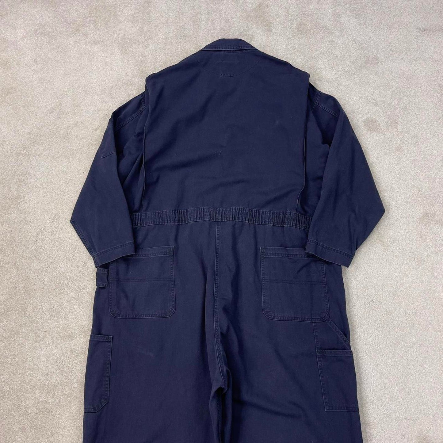 Navy Carhartt FR boilersuit 3XL unlined fire resistant coveralls heavy duty work