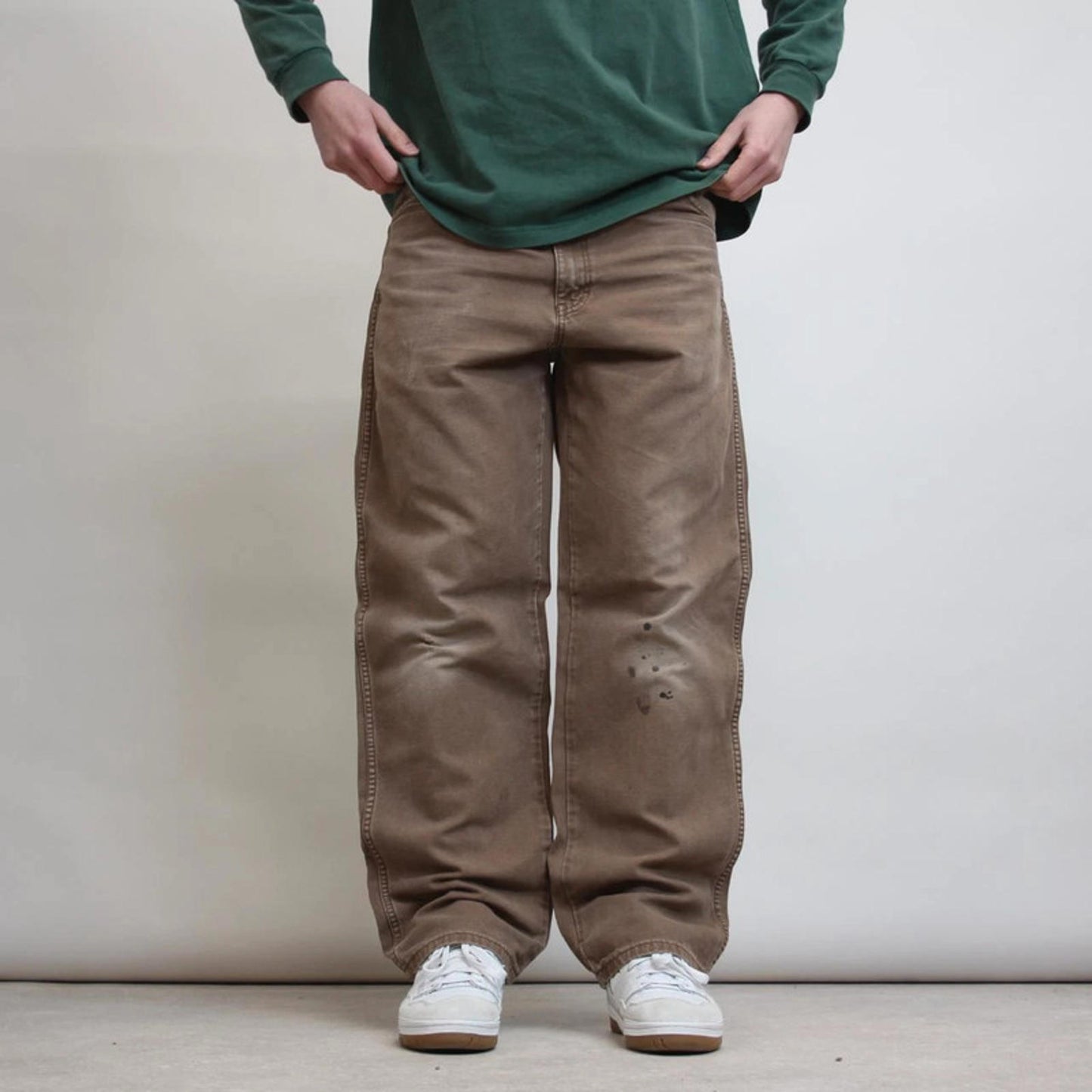 Dickies carpenter jeans W36 L32 brown loose canvas y2k skater cargos