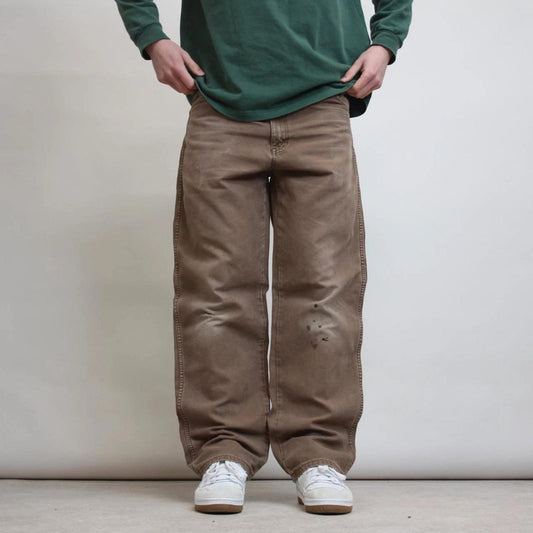 Dickies carpenter jeans W36 L32 brown loose canvas y2k skater cargos