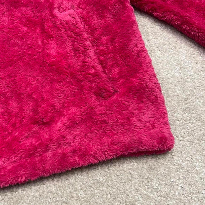 Pink Columbia technical fleece full zip medium girls large y2k style autumn