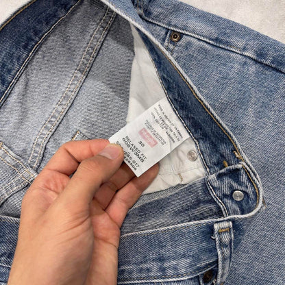 Blue Wrangler denim jorts W30 Loose denim summer jean shorts