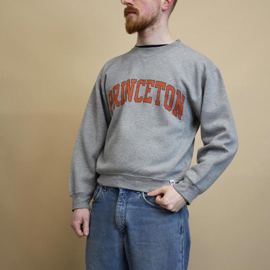Grey vintage Russell sweatshirt S