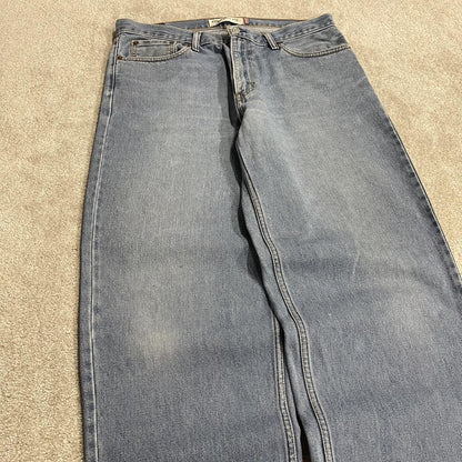 Levi's 560 baggy comfort fit jeans y2k blue Loose wide leg denim pants red tab logo