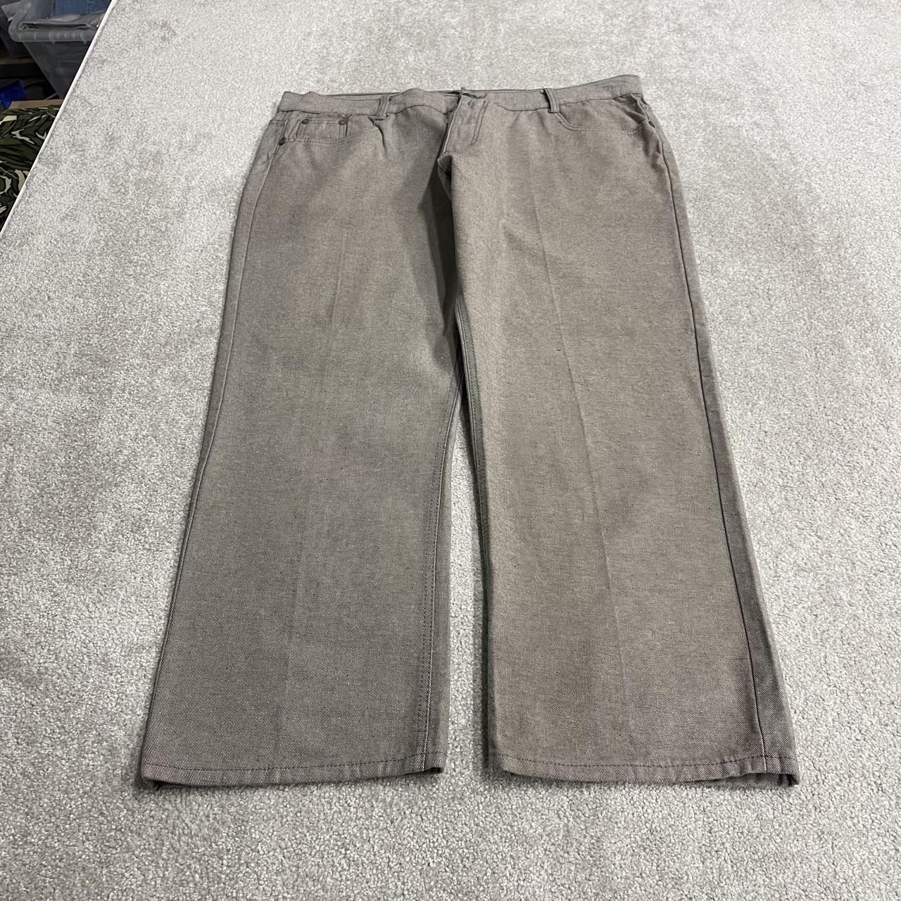 Young Rich & Famous embroidered jeans loose grey denim Y2K Loose surf style pants