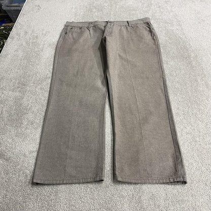 Young Rich & Famous embroidered jeans loose grey denim Y2K Loose surf style pants