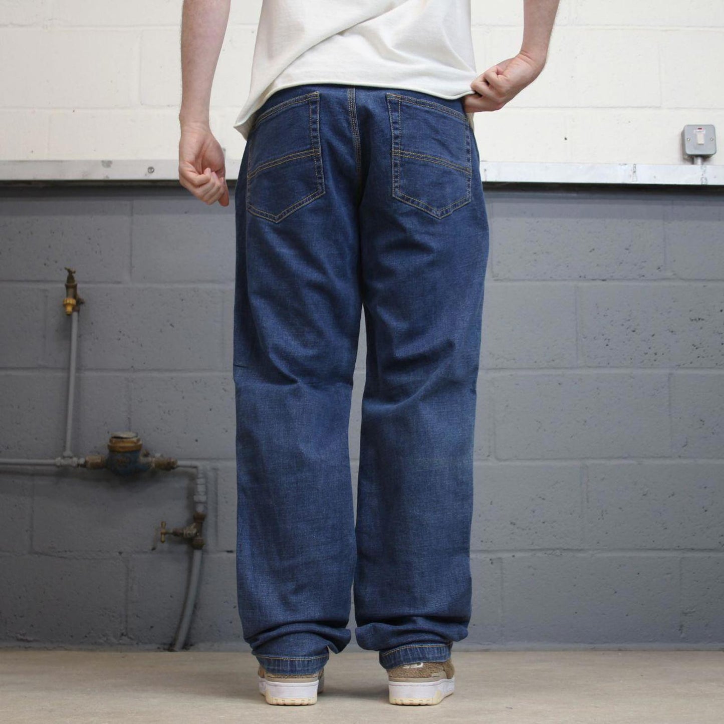 Blue Caterpillar jeans W34L34 loose denim skater style jeans