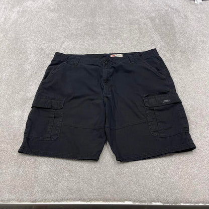 Wrangler cargo shorts y2k black Loose comfy wide leg chino summer festival shorts