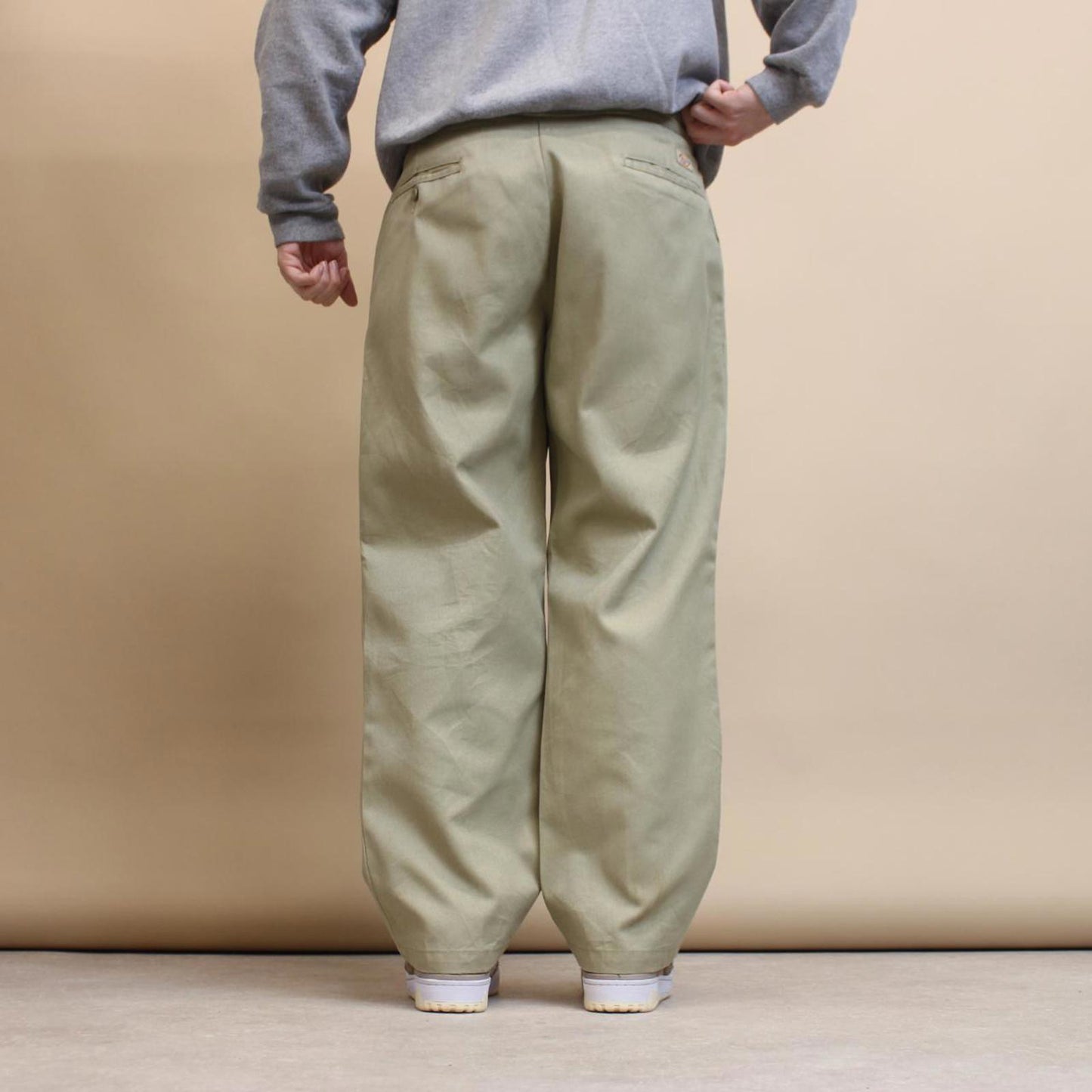 Beige Dickies 874 pants W36L28 loose twill chino style skater trousers