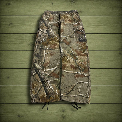 Camo cargo pants y2k utility khaki straight leg Red Head Youths Realtree camouflage combat cargos