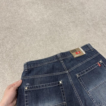 Southpole baggy denim shorts y2k blue Skater / surf style baggy shorts