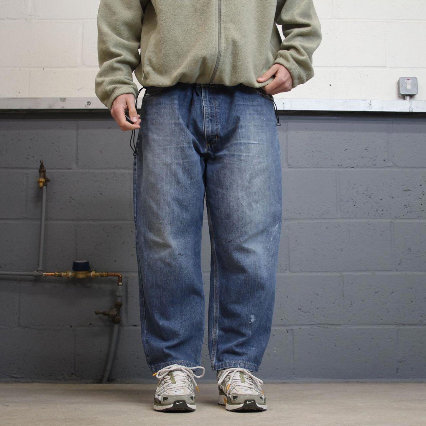 Y2K vintage Carhartt jeans blue Relaxed fit denim skate style work pants