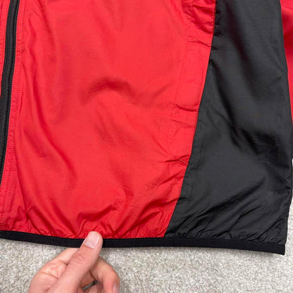 North Face technical jacket XL mens full zip windbreaker TNF Autumn Y2K style outdoors