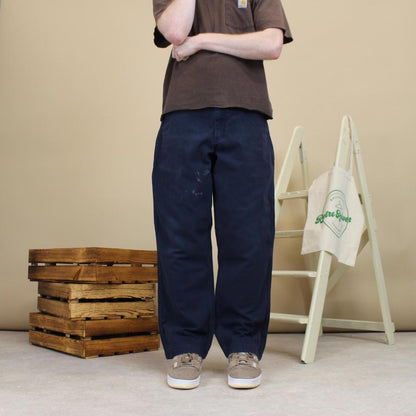Navy Carhartt Carpenter pants W36L29 relaxed fit 90s style skater cargos