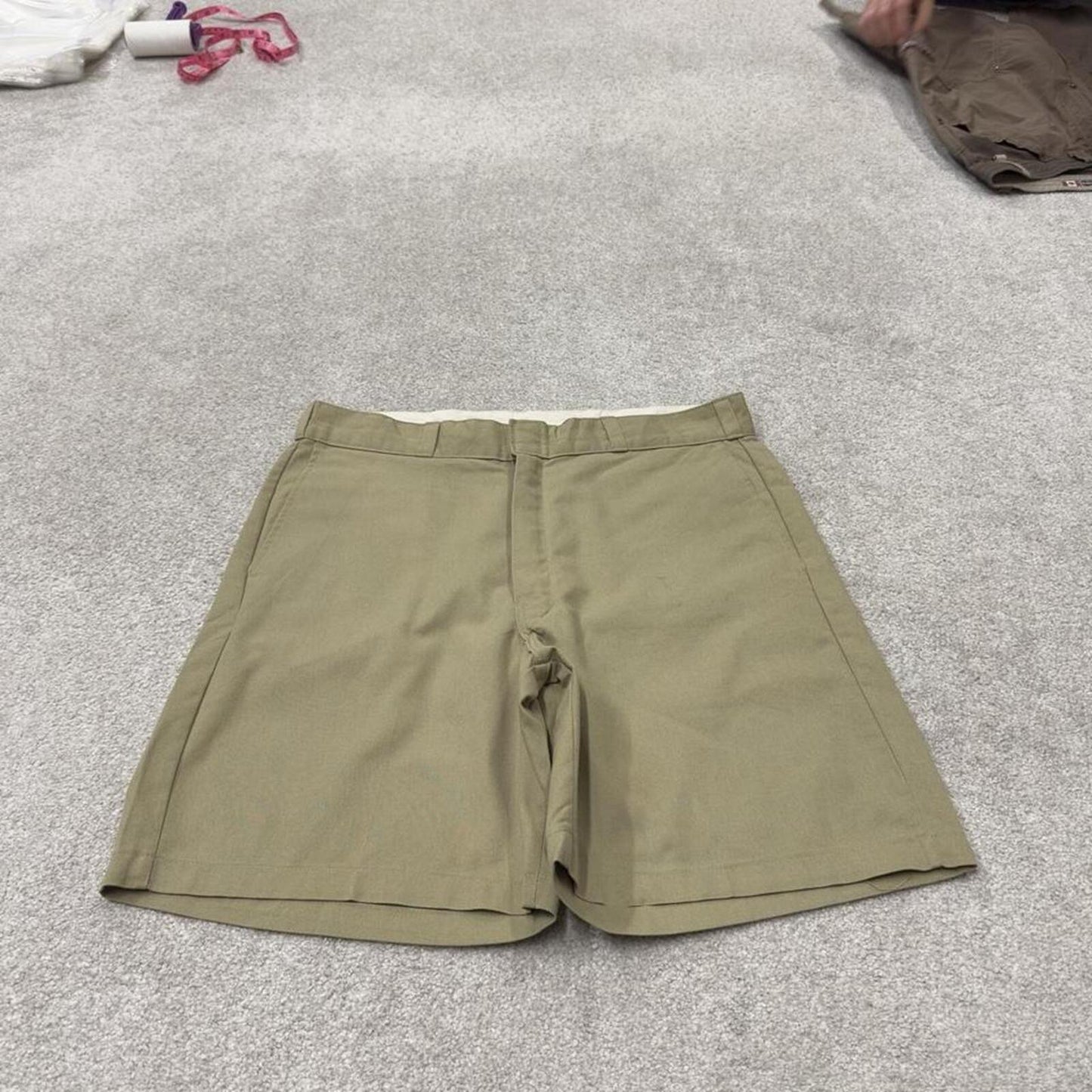 Dickies carpenter shorts relaxed khaki Twill chino skater style shorts loose leg