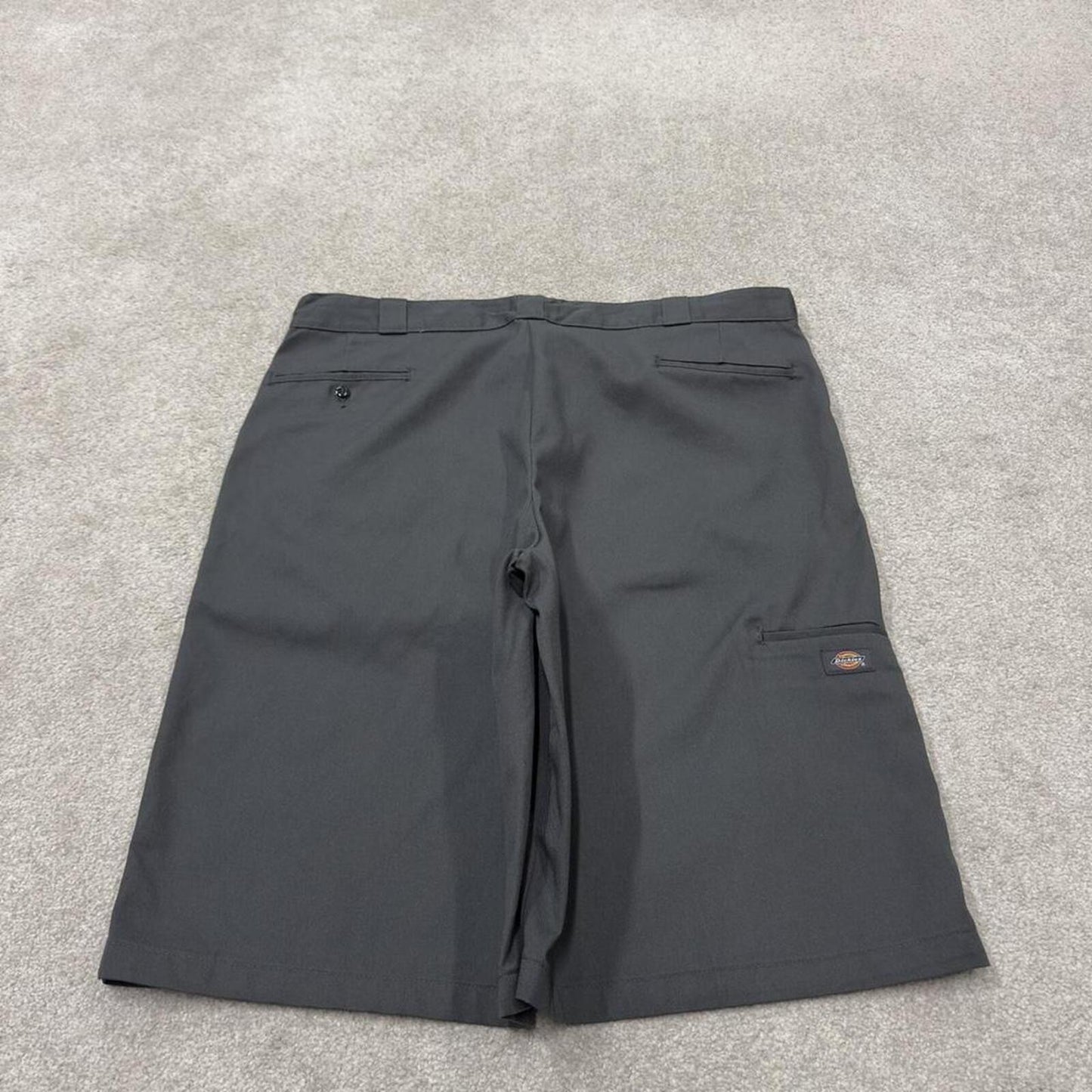 Dickies extra baggy chino shorts carpenter grey Surf style skater shorts long wide leg festival