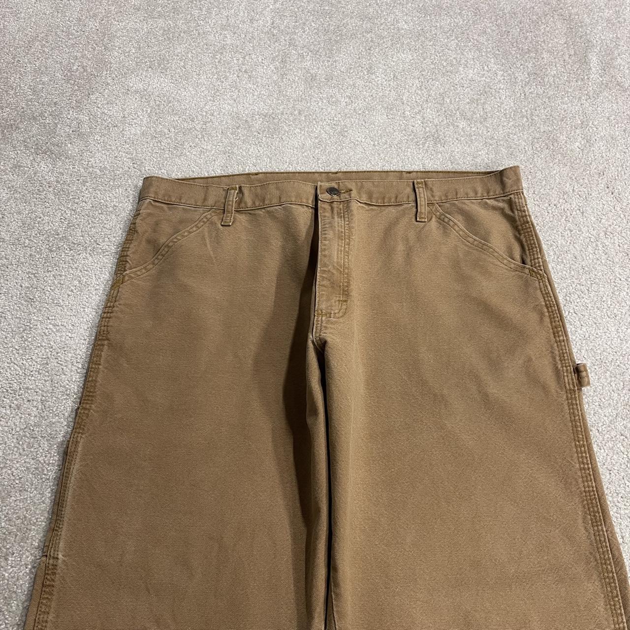 Canvas carpenter jeans y2k loose W40L30 tan brown
