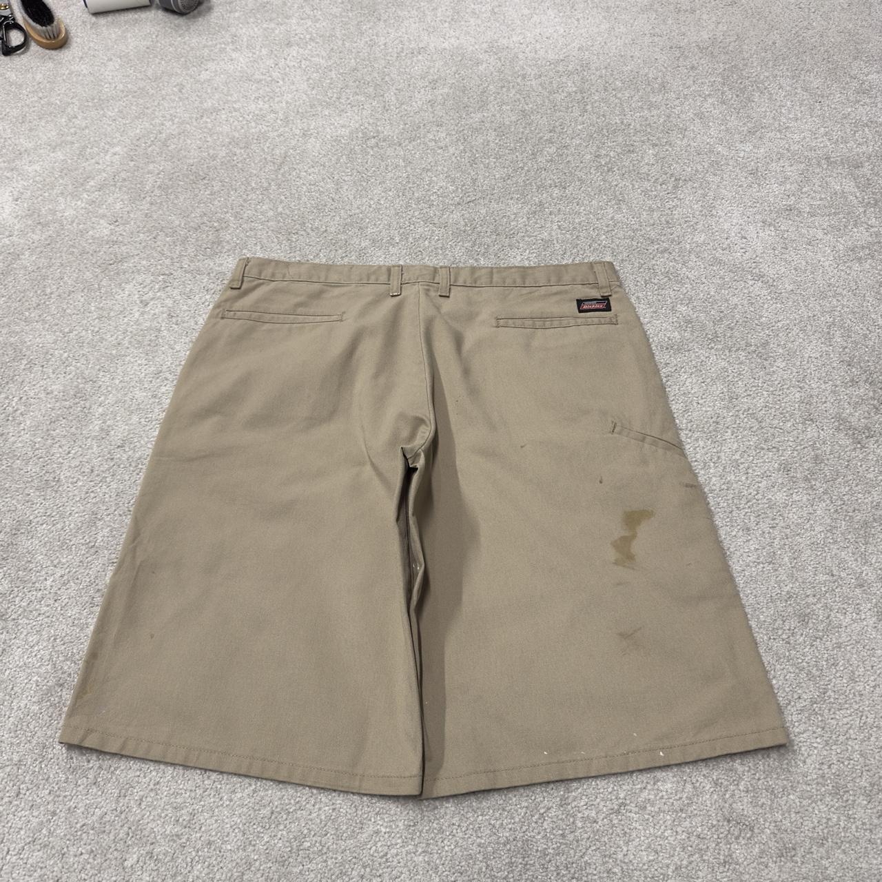 Dickies baggy carpenter shorts khaki Twill chino skater style shorts wide long leg