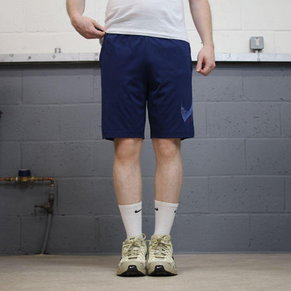 Nike sports shorts y2k Dri-Fit navy Comfy loose floaty summer gym shorts