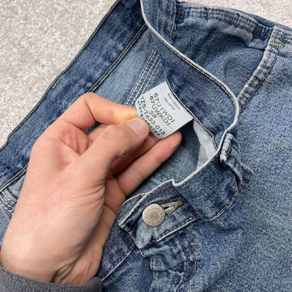 Y2k baggy Wrangler carpenter shorts skater style blue Denim wide leg summer festival jorts