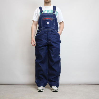 Vintage Pointer overalls W40 L34 blue baggy mens denim dungarees