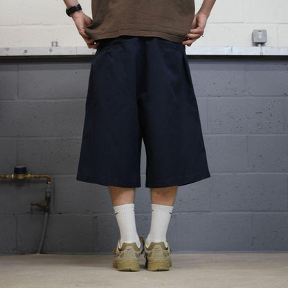 Dickies baggy shorts chino navy Chino style skater shorts long wide leg festival
